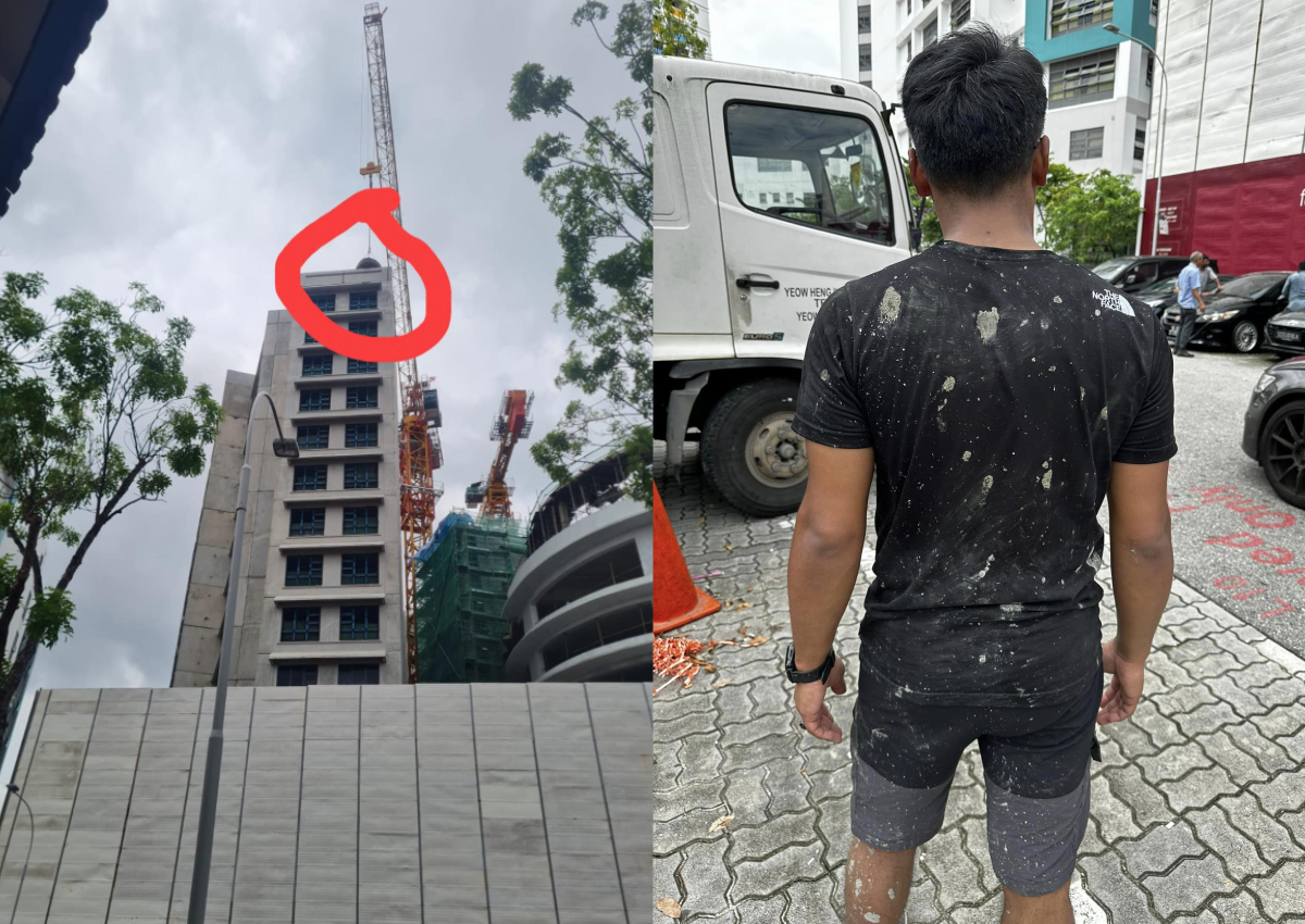 Several Vehicles Parked Near Jurong West BTO Construction Site Damaged ...